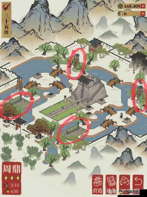 江南百景图视线焦点：圭表延伸景观详解